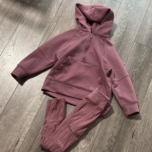 Girls purple Zara hoodie and pants set 7